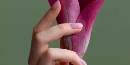 mão_segurando_flor Mão Segurando Flor